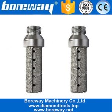 China 20MM-60MM Wet-Use Brazed Diamond Rock Milling Cutter Supplier manufacturer