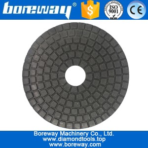 China 5 Zoll 125mm schwarz und weiß Buff Polieren Pads für Stein Keramik Hersteller