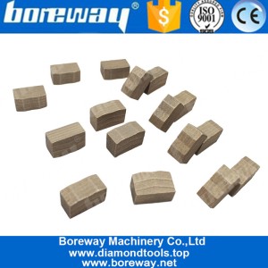 porcelana Herramientas del segmento del bloque del diamante de la forma de M del buen precio Boreway para cortar la piedra fabricante