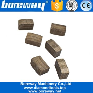 porcelana Boreway 1600MM Fast Cutting Granite M Shaped Segment for Granite Circular Cutting Disc fabricante