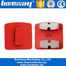 China Preço de fábrica na China, dois segmentos de formato E, almofadas de concreto de polimento de diamante para a máquina Husqvarna de piso fabricante